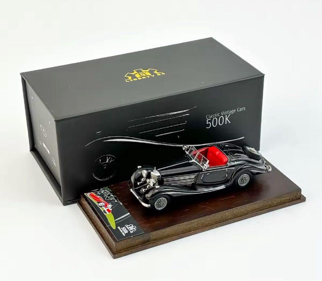 1/64 ベンツ 500K クラシックカー ミニカー